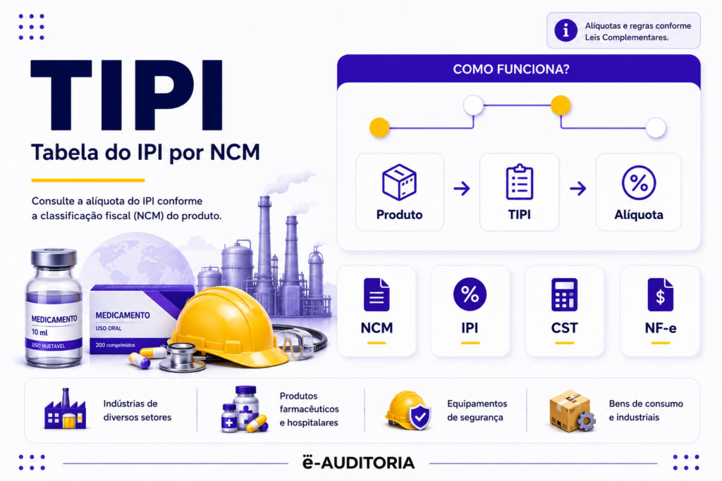 Imagem de miolo tabela TIPI
