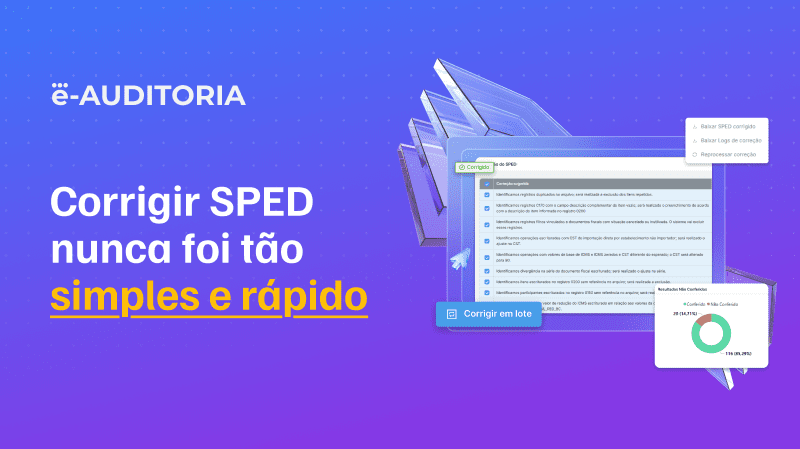 Imagem de miolo como corrigir erros no SPED